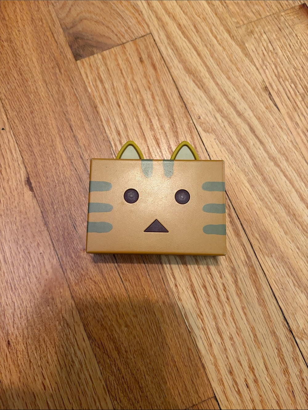Anker Yellow Cat-Style Portable Charger with Green Accent Stripes
